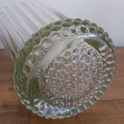 LOT 118: Lustreware Tulip Bowl, Fluted Hobnail Vase, Argentosc Swarovski Crystal Floral Picture Frame & More