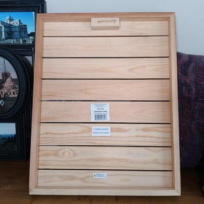 LOT 119: Home Decor Collection- Collage Picture Frame, Throw Pillows, Bud Vase & More