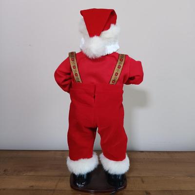 LOT 120: Dancing Santa, Small Light-Up Bear, Dept 55 Dicken's Village Mill & More