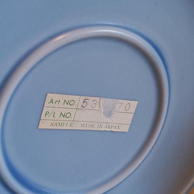 LOT 124: White Console Table with Baskets and Plant Holders