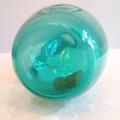 LOT 126: Brass Door Knocker, Tile and Wood Key Holder, Glass Art Bottle & More