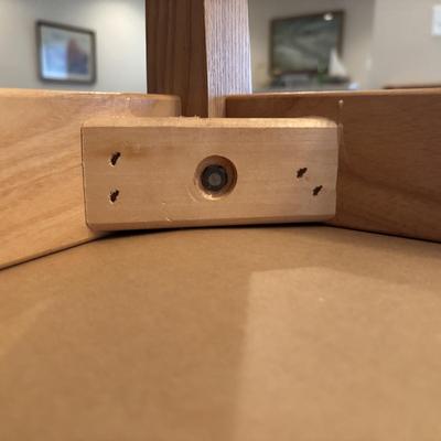 LOT 135: Dining Set with 6 Chairs & 2 Extensions