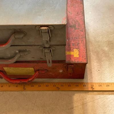LOT 138: Hilti Fastening Systems DX-400 Tool with Metal Storage Box and Two Metal Boxes of Hardware