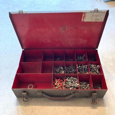 LOT 138: Hilti Fastening Systems DX-400 Tool with Metal Storage Box and Two Metal Boxes of Hardware