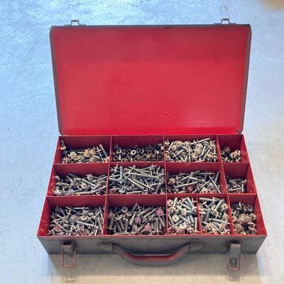 LOT 138: Hilti Fastening Systems DX-400 Tool with Metal Storage Box and Two Metal Boxes of Hardware