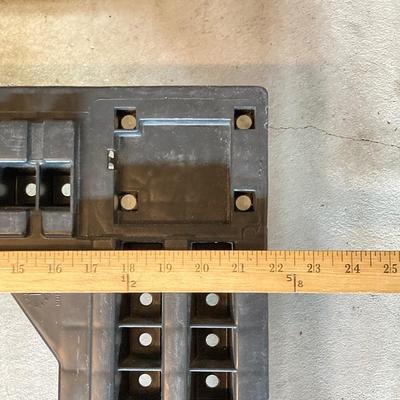 LOT 139: Rolling Dolly Cart with Storage Containers, Bags, Collapsible Crates and More