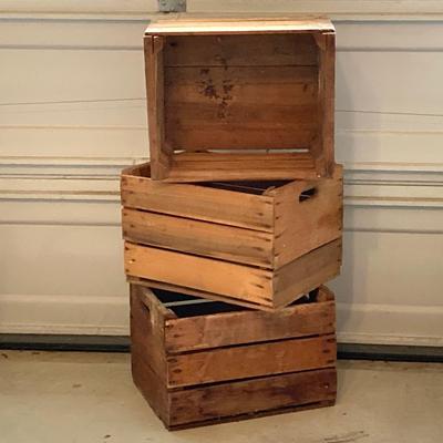 LOT 140: Three Wooden Crates - Donato Bros. Landisville, N.J. 1955 and More