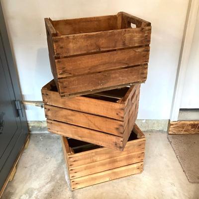 LOT 140: Three Wooden Crates - Donato Bros. Landisville, N.J. 1955 and More