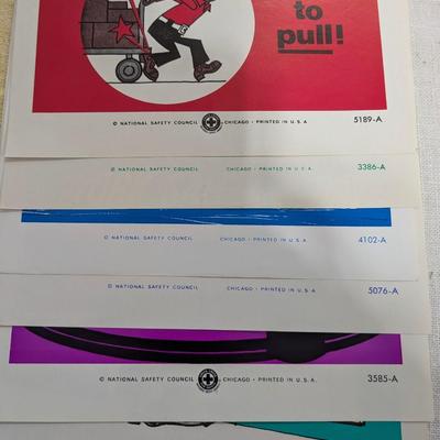 Lot of 6 National Safety Posters #8