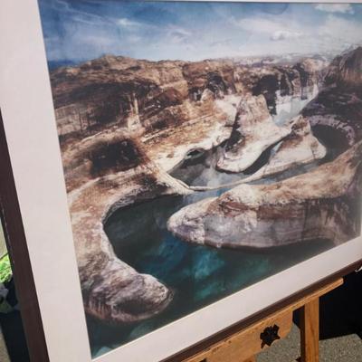 Large Fine Art Photo High End Frame non glare museum glass