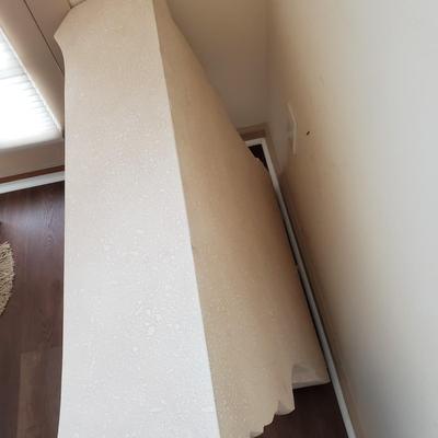 LOT 3M: Decorative Console Table, Pineapple Finial Statue & Framed Art Signed Alexander Ross