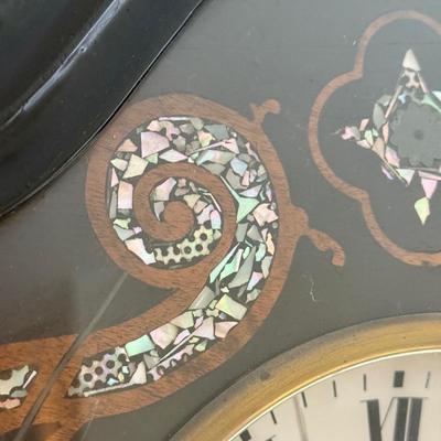 LOT 42K: Antique French Victorian Wall Clock signed Auriol Fres a Carcassonne