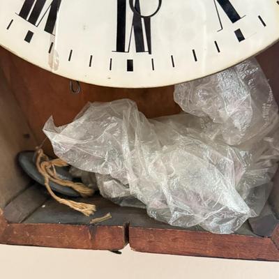 LOT 42K: Antique French Victorian Wall Clock signed Auriol Fres a Carcassonne