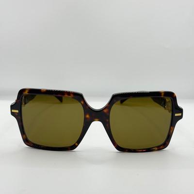 LOT 43F: Versace Dark Brown Havanna Style Sunglasses w/ Box & Case