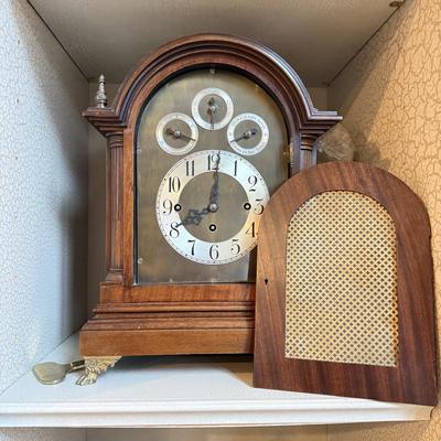 LOT 51F: Early 20th Century Chime Bracket Clock for Repair (17")