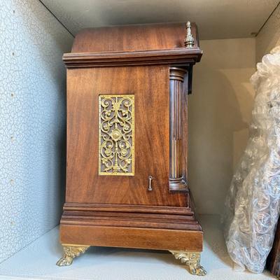 LOT 51F: Early 20th Century Chime Bracket Clock for Repair (17")