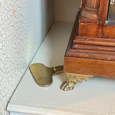 LOT 51F: Early 20th Century Chime Bracket Clock for Repair (17")