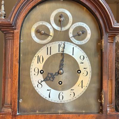 LOT 51F: Early 20th Century Chime Bracket Clock for Repair (17")