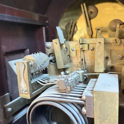 LOT 51F: Early 20th Century Chime Bracket Clock for Repair (17")