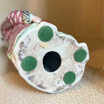 LOT 53F: Pair of Hand Painted Chinese Porcelain Figurines