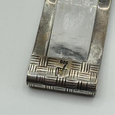 LOT 58J: 925 Indonesia Sterling Silver Money Clip (22.07g)