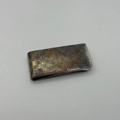 LOT 58J: 925 Indonesia Sterling Silver Money Clip (22.07g)