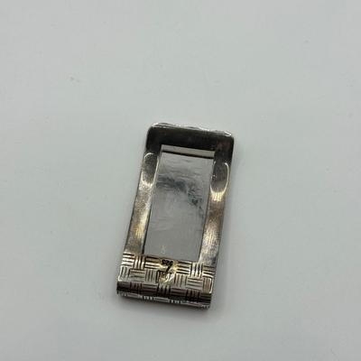 LOT 58J: 925 Indonesia Sterling Silver Money Clip (22.07g)
