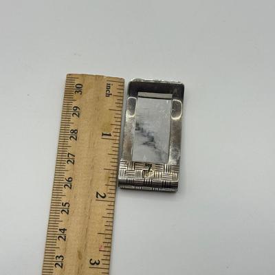 LOT 58J: 925 Indonesia Sterling Silver Money Clip (22.07g)