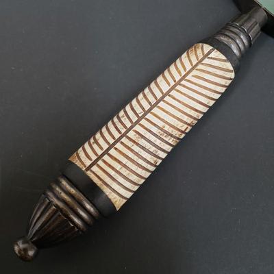 LOT 64: Black Lacquer Box, Large Wooden Gold & Black Box, Mother of Pearl Tabletop & Handheld Magnifying Glass