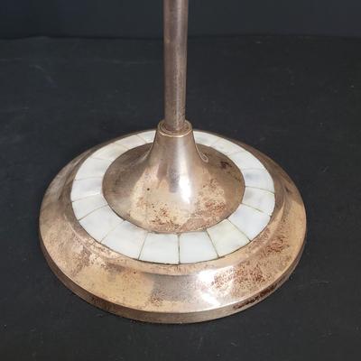 LOT 64: Black Lacquer Box, Large Wooden Gold & Black Box, Mother of Pearl Tabletop & Handheld Magnifying Glass