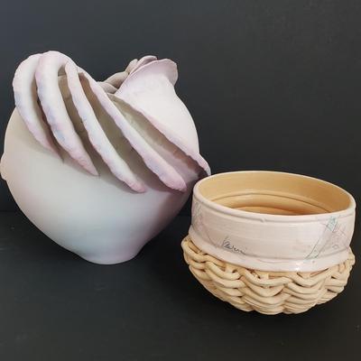 LOT 65MB: Vintage Ceramic Art Pottery Signed Pieces