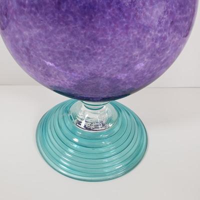 LOT 66MB: Kosta Boda & Lollipop Style Signed Art Glass Vases