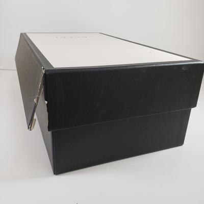 LOT 121M: Gucci Monogram Slides with Dust Bags & Box