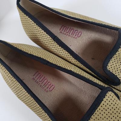 LOT 122M: Cole Haan Lace Up Loafers & Munro Slide On Loafers