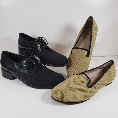 LOT 122M: Cole Haan Lace Up Loafers & Munro Slide On Loafers