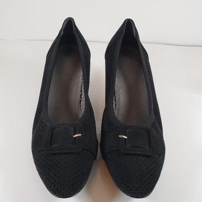 LOT 124M: Prevada Stretch Ankle Boots & Stuart Weitzman Black Suede Heels