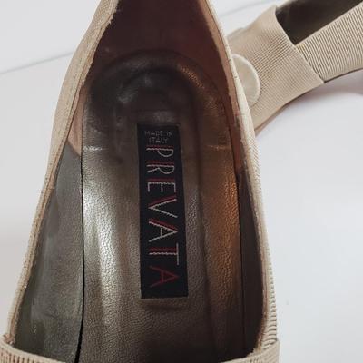 LOT 129M: Vintage Prevata Heeled Loafers & Sandals