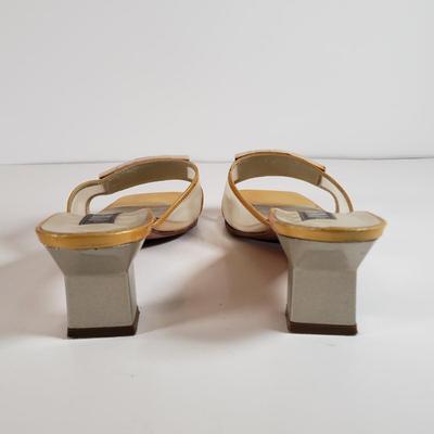 LOT 129M: Vintage Prevata Heeled Loafers & Sandals