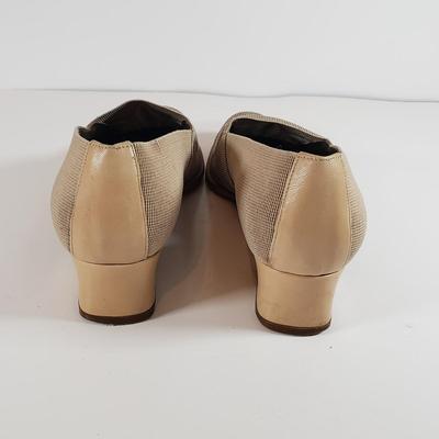 LOT 129M: Vintage Prevata Heeled Loafers & Sandals