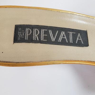 LOT 129M: Vintage Prevata Heeled Loafers & Sandals