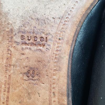 LOT 134M: Gucci Brixton Soft Leather Loafers Size 8.5/9