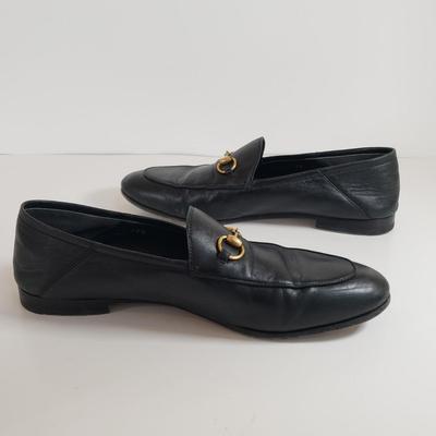 LOT 134M: Gucci Brixton Soft Leather Loafers Size 8.5/9