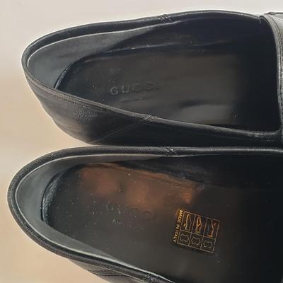 LOT 134M: Gucci Brixton Soft Leather Loafers Size 8.5/9