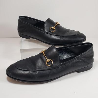 LOT 134M: Gucci Brixton Soft Leather Loafers Size 8.5/9