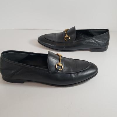 LOT 134M: Gucci Brixton Soft Leather Loafers Size 8.5/9
