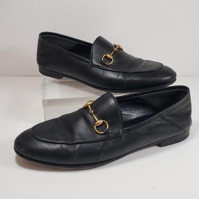 LOT 134M: Gucci Brixton Soft Leather Loafers Size 8.5/9