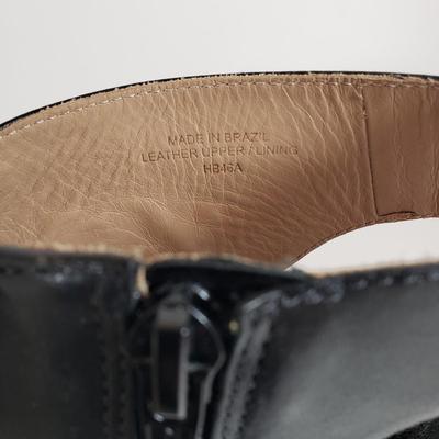 LOT 135M: Matching Bernardo Wooden Block Heel Bootie Sandals