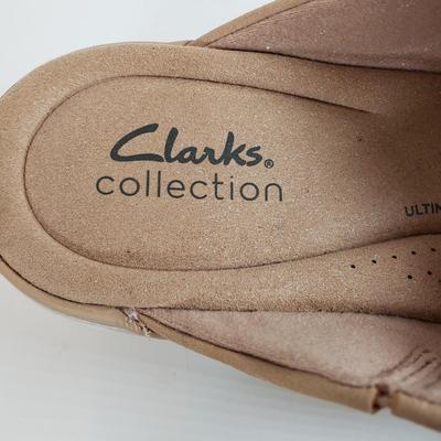 LOT 137M: Clark's Comfort Ballet Flats & Suede Wedge Sandals