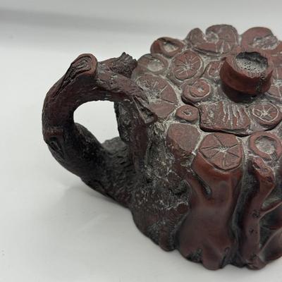 LOT 141F: Three Yixing Clay Teapots