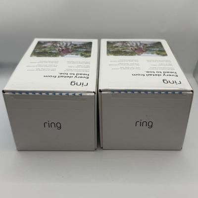 LOT 142F: Pair of NIB Ring Battery Doorbell Plus Cameras